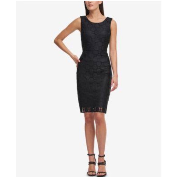 Dkny Dresses & Skirts - NEW DKNY Women’s Black Circle Lace Dress Size 6